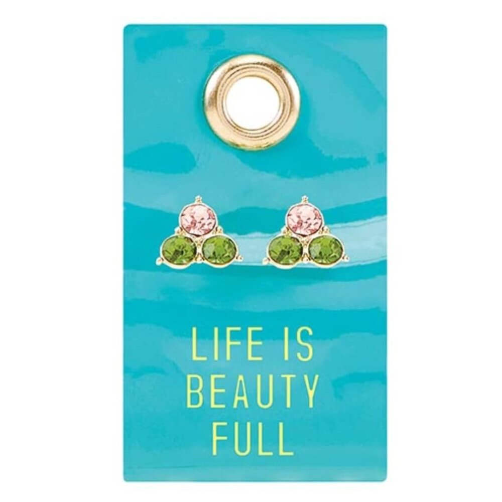 Gemstone Earrings - LIFE IS BEAUTY FULL
